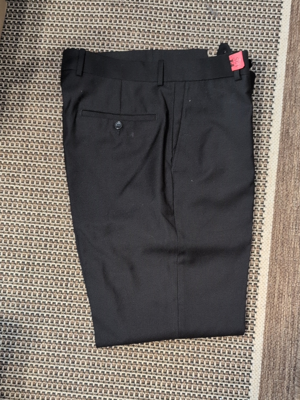 Men's Black Dress Pants- Classic Tailored Style